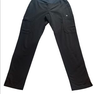 Figs Skinny maternity scrub pants - Black XS